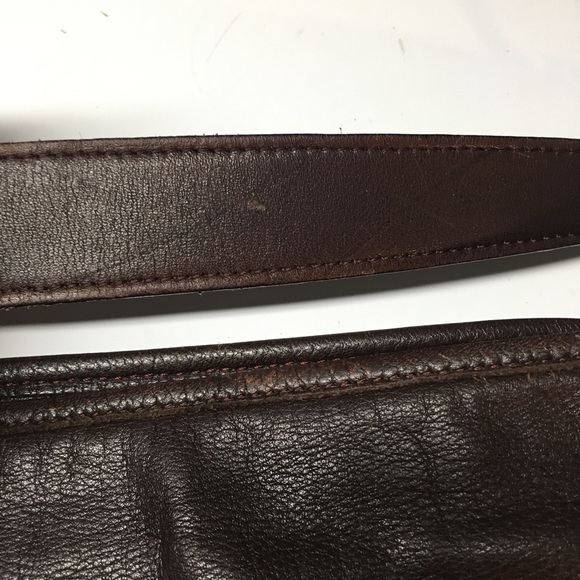 Garnet Hill calf skin & leather hobo bag. - Picture 8 of 8